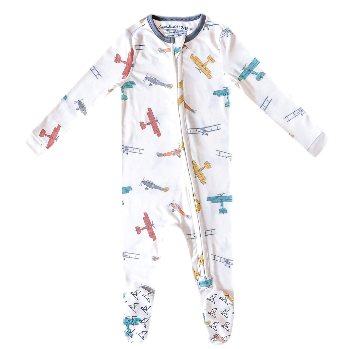 Zip-Up Footie Pajama - Ace