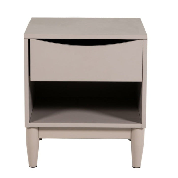 Alannah Bedside Table in Grey or White-Renaissance Design Studio