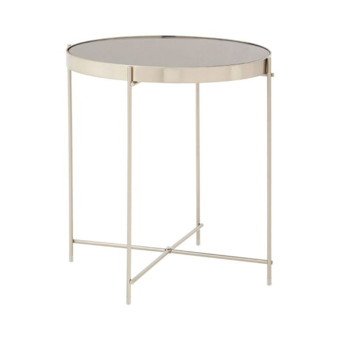 AllURE Grey Mirrored side table STOCK REDUCED TO CLEAR-Renaissance Design Studio
