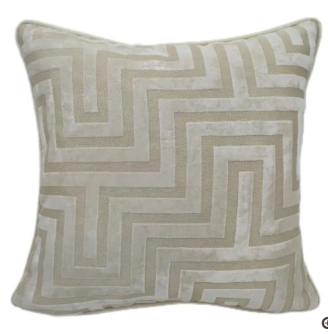 Malini Amazing Ivory Cushion M 43 x 43cm-Renaissance Design Studio