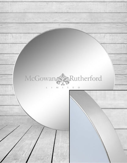 Arlene Round Mirror Gold Or Silver 70cm-Renaissance Design Studio