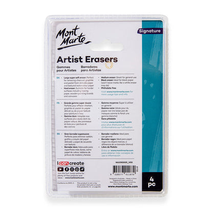 Artist Erasers Signature 4pc