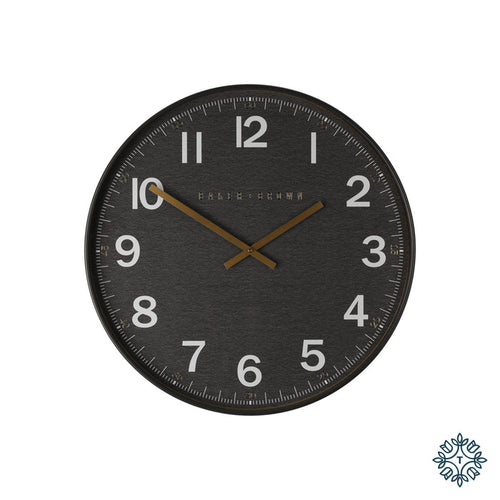 Baker and Brown Black Clock 50cm-Renaissance Design Studio
