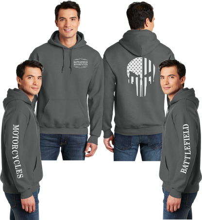 Battlefield Flag Punisher - Reflective Pullover Hoodie