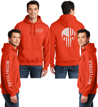 Battlefield Flag Punisher - Reflective Pullover Hoodie