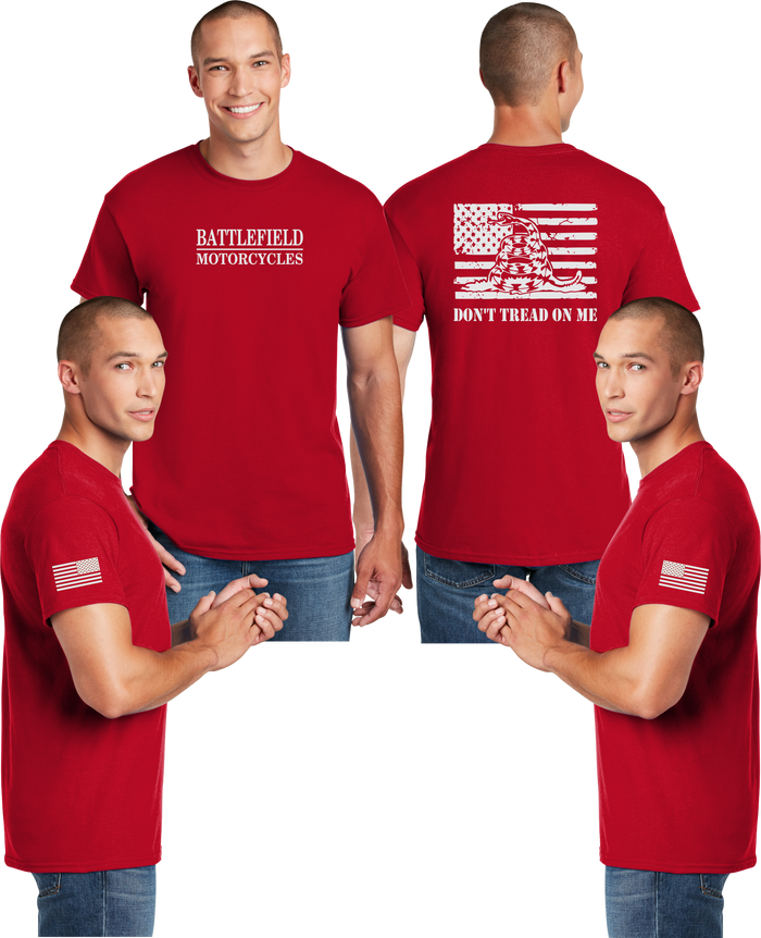 Battlefield Gadsen Flag - Reflective Tee - Dry Blend