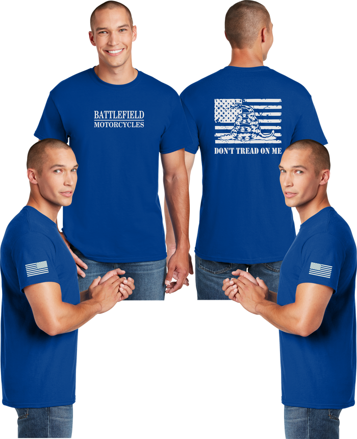 Battlefield Gadsen Flag - Reflective Tee - Dry Blend