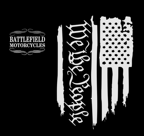 Battlefield We the People - Flag - Reflective Zippered Hoodie