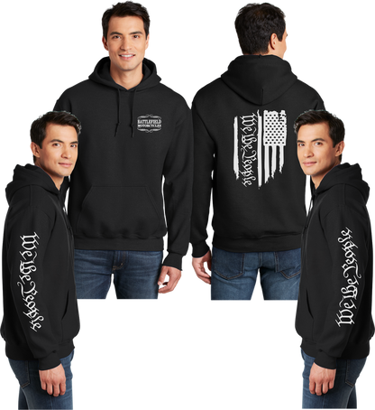 Battlefield We the People - Flag- Reflective Pullover Hoodie