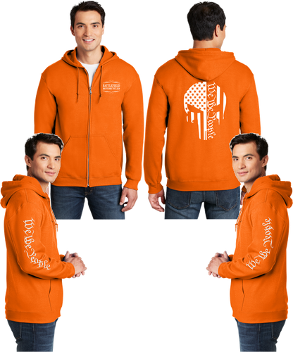 Battlefield We the People - Punisher - Reflective Zippered Hoodie