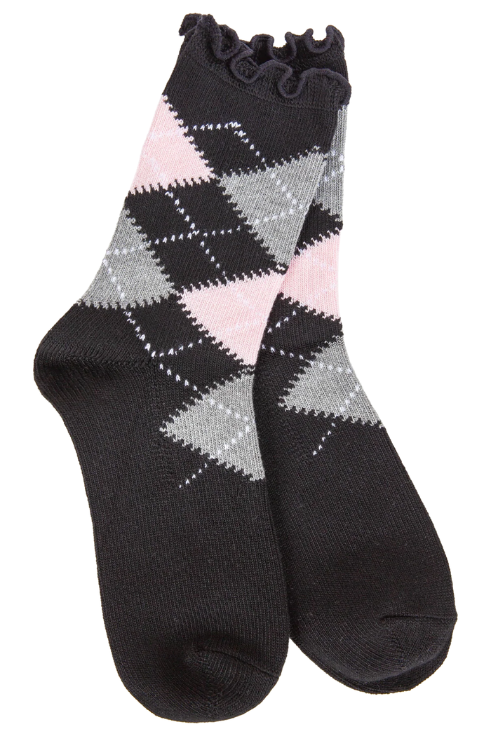 Black Argyle World’s Softest Socks