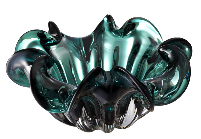 Bowl Triada Green glass - By Eichholtz. Save 30%-Renaissance Design Studio