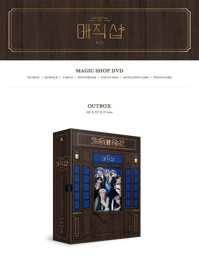 BTS 5TH MUSTER: MAGIC SHOP DVD - K-STAR