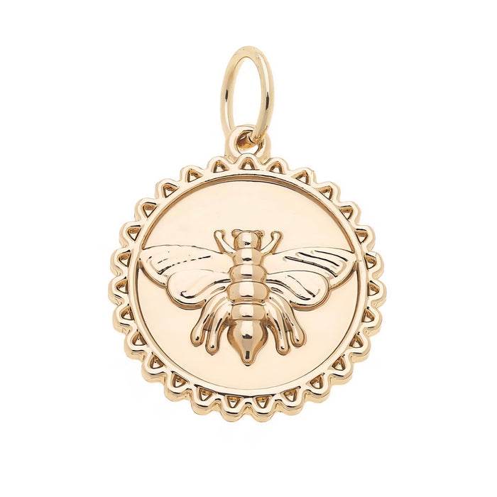 Bumblebee Medallion Charm