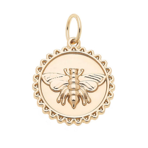 Bumblebee Medallion Charm
