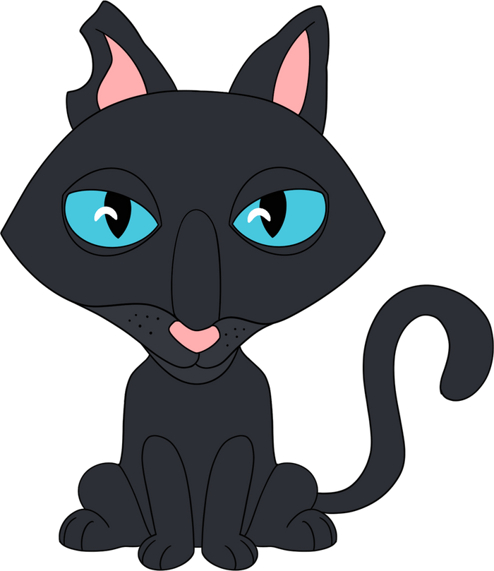 Coraline Cat Plush (9in)