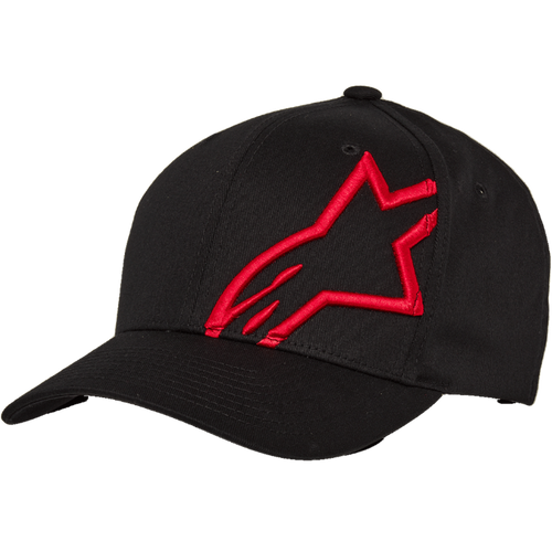 Corp Shirt 2 Curved Hat - Black/Red
