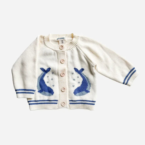 Cotton Whale Cardigan