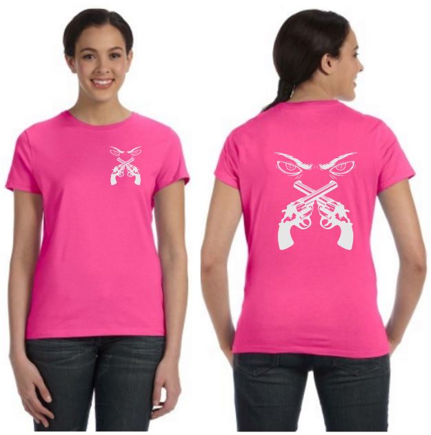 Cross Guns Eyes Reflective Tee - 100% Cotton