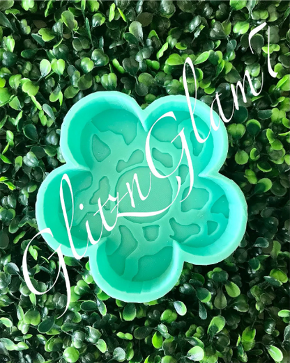 Daisy with Cow Print Freshie Silicone Mold