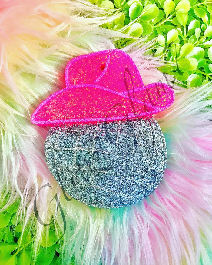 Disco Cowgirl Freshie Silicone Mold (Plain Style)