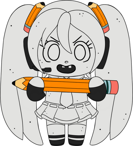 DoodleBob Miku Plush (9in)