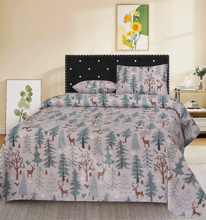 Double Bed Sheet Design NC-C 3692 - Nishat Creative Store