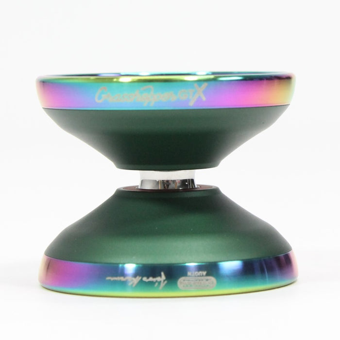 Green with Rainbow Ring