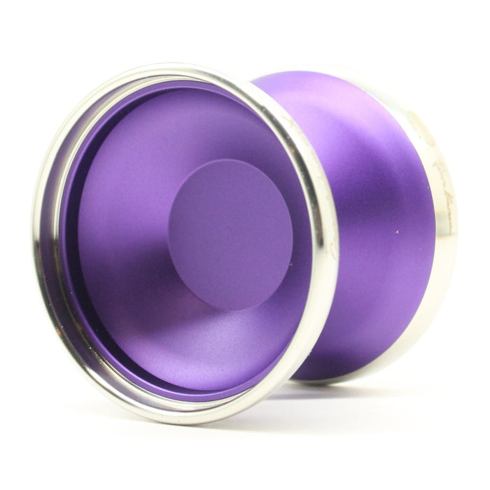 Purple with Silver Ring