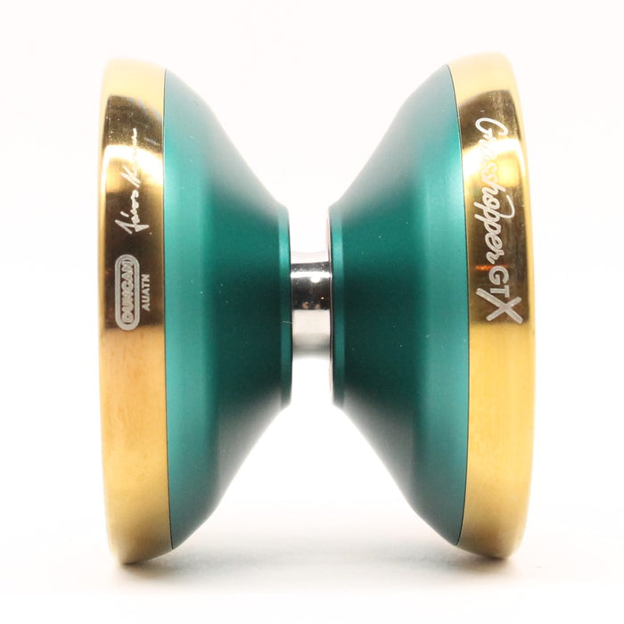 Green with Gold Ring