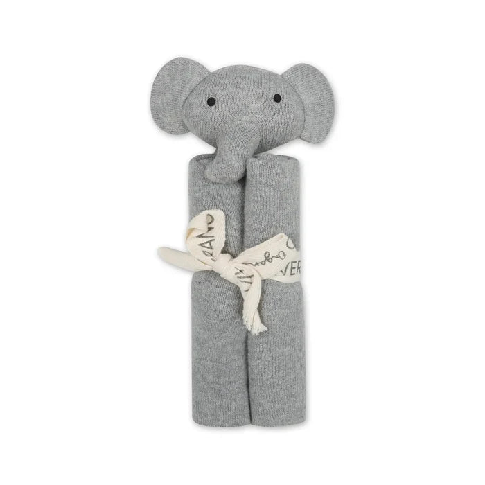 Elephant - Organic Baby Lovey Security Blanket Cuddle Cloth