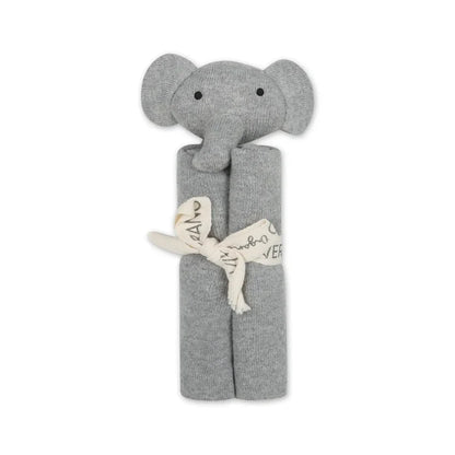 Elephant - Organic Baby Lovey Security Blanket Cuddle Cloth