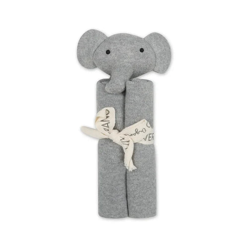 Elephant - Organic Baby Lovey Security Blanket Cuddle Cloth