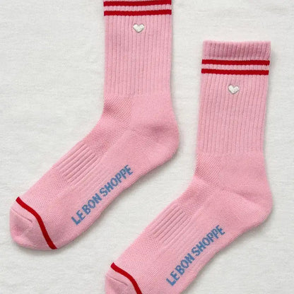 Embroidered Boyfriend Socks