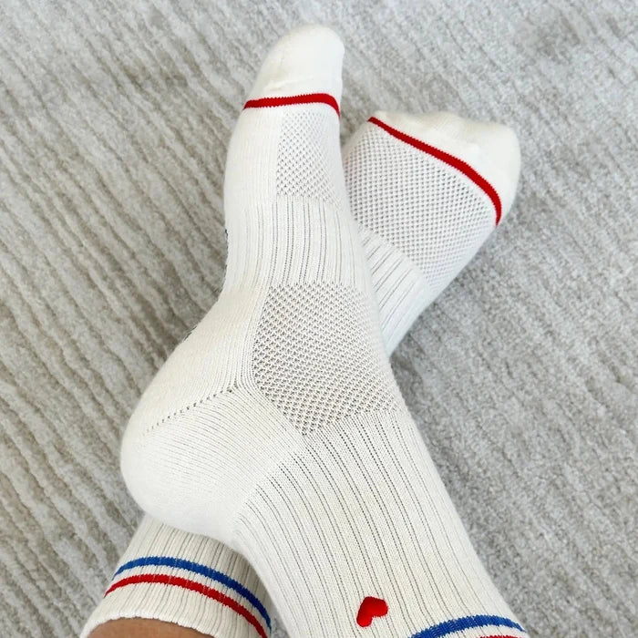 Embroidered Boyfriend Socks