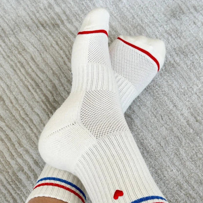 Embroidered Boyfriend Socks