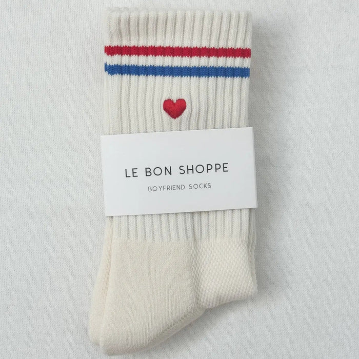Embroidered Boyfriend Socks