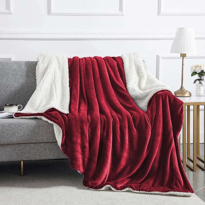 Exclusive Sherpa Double Blanket NCS  131 - Nishat Creative Store