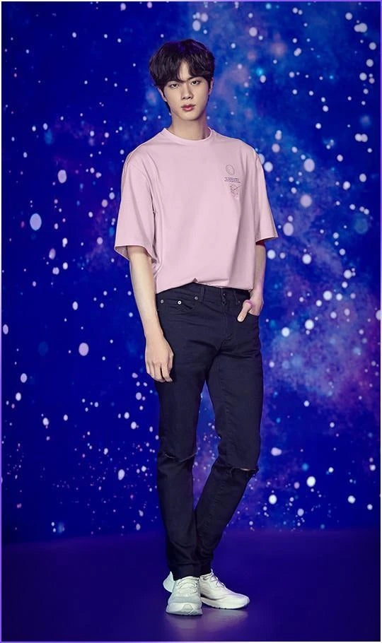 [FILA X BTS] Loose-fit Graphic Short Sleeve Tee
