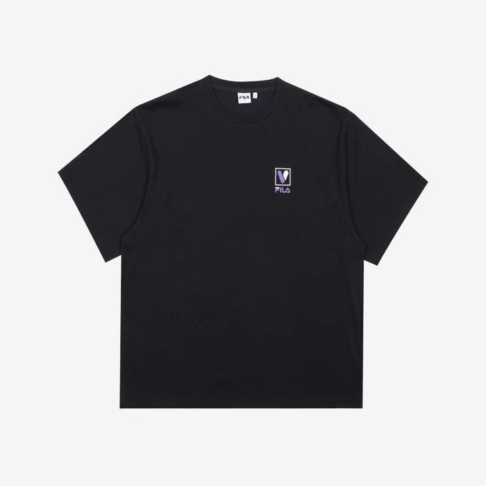 [FILA X BTS] Loose Fit Lettering Tee