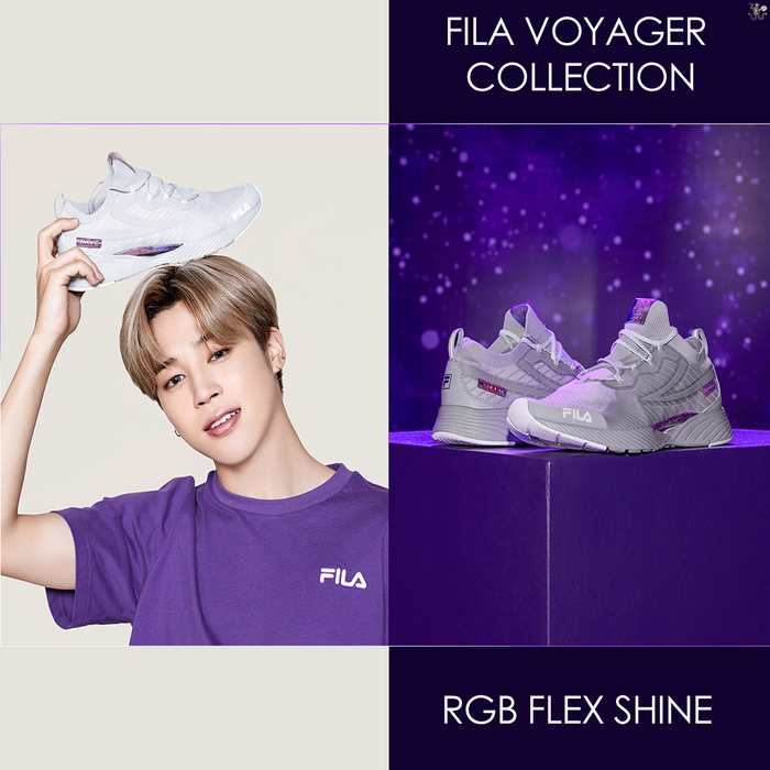 [FILA X BTS] Voyager Collection RGB Flex SHINE Sneakers