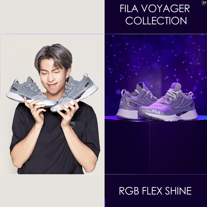 [FILA X BTS] Voyager Collection RGB Flex SHINE Sneakers