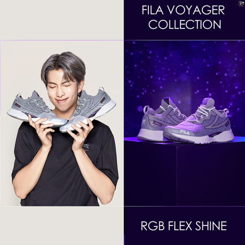 [FILA X BTS] Voyager Collection RGB Flex SHINE Sneakers