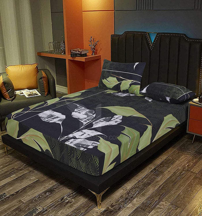 Fitted Double Bed Sheet DS 222 - Nishat Creative Store