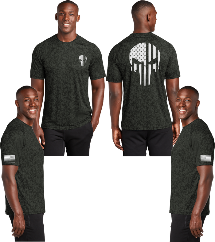 Flagg Punisher - Digi Camo Reflective Tee - Poly (Copy)