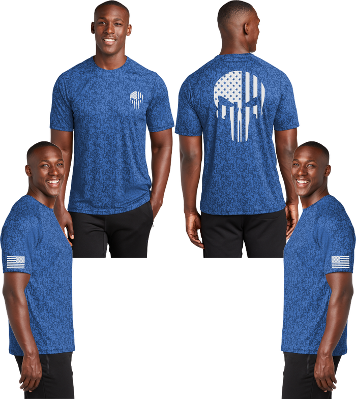 Flagg Punisher - Digi Camo Reflective Tee - Poly (Copy)