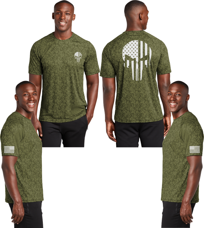 Flagg Punisher - Digi Camo Reflective Tee - Poly (Copy)