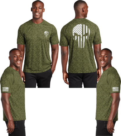 Flagg Punisher - Digi Camo Reflective Tee - Poly (Copy)