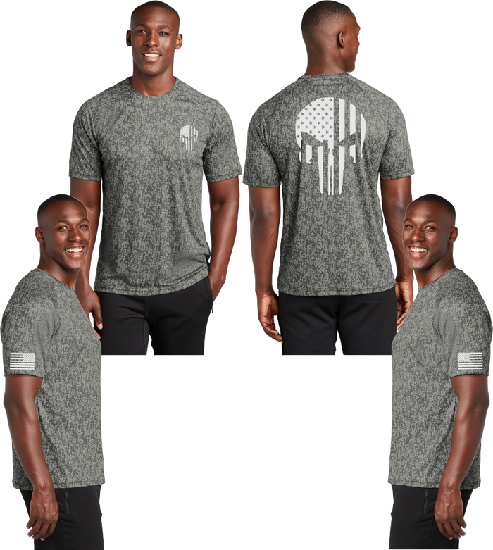 Flagg Punisher - Digi Camo Reflective Tee - Poly (Copy)