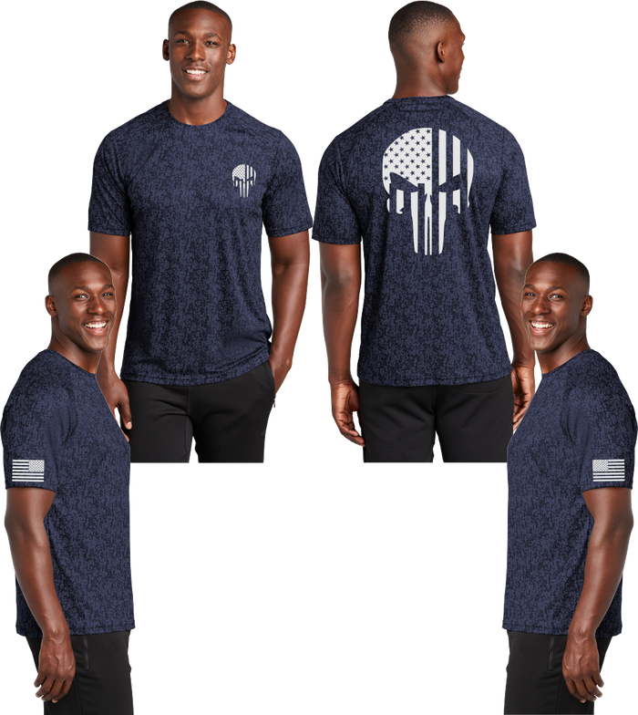 Flagg Punisher - Digi Camo Reflective Tee - Poly (Copy)